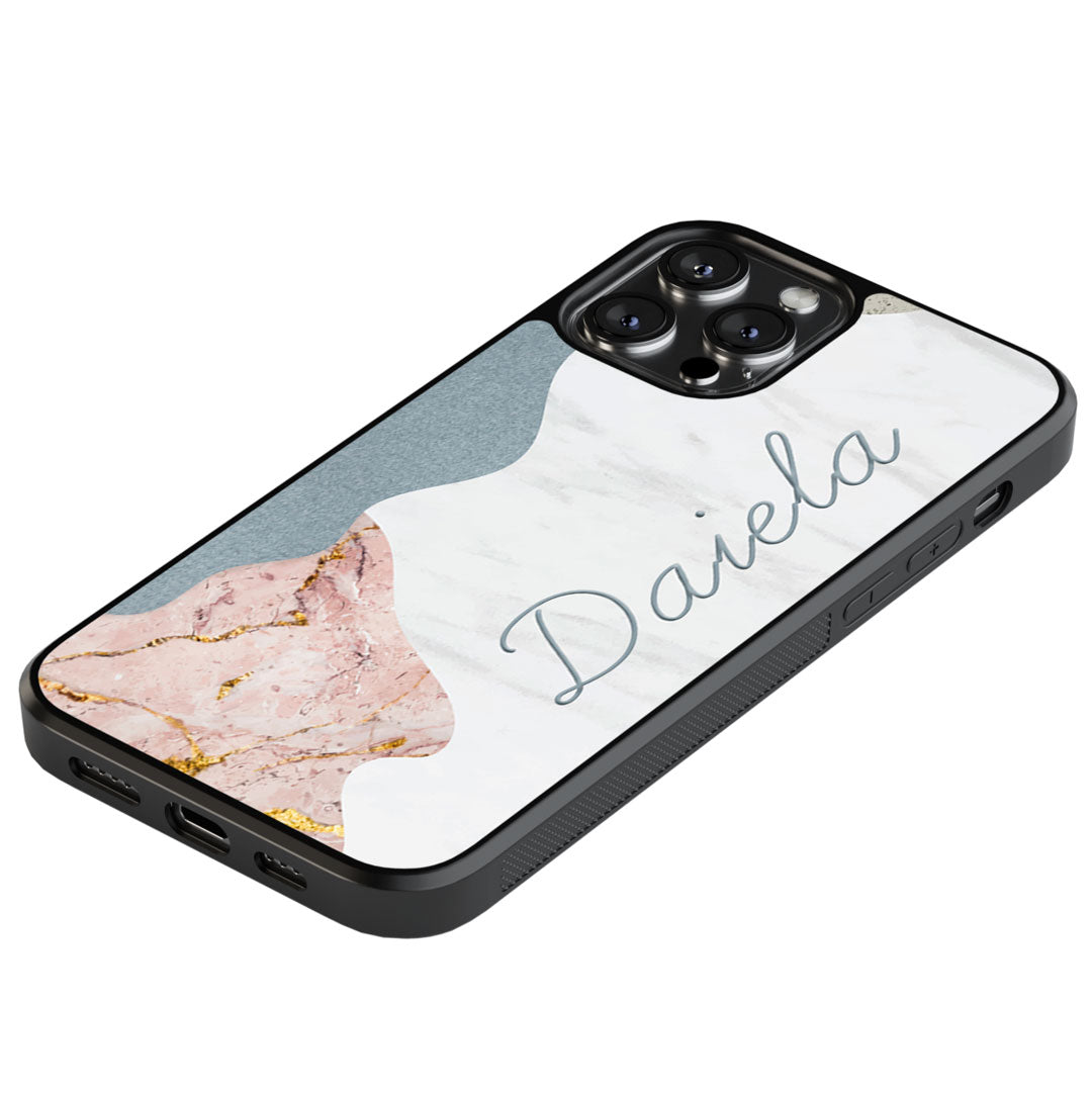 funda efecto marmol personalizada